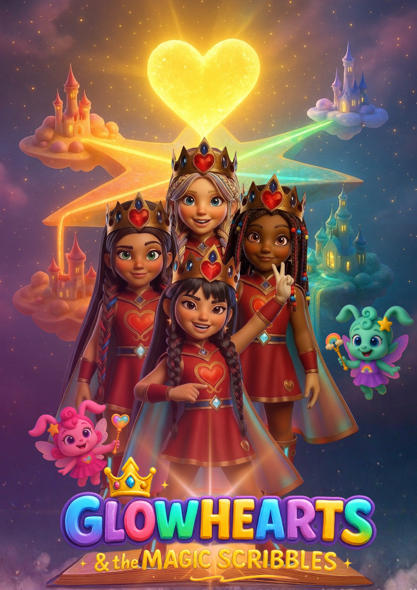 Glowhearts and the Magic Scribbles